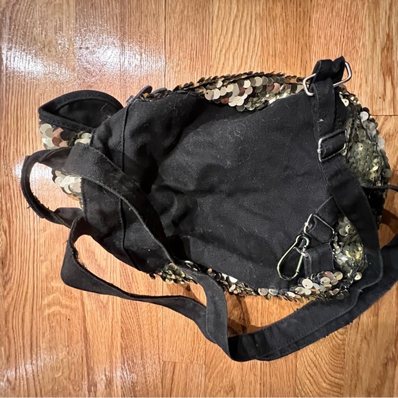 PINK mini sequin Backpack - Picture 4 of 4